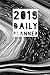 2019 Daily Planner: White Marble Design