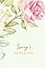 Lucy's Notes And Lists: Personalized Journal Gift For Girls And Women Named Lucy|Organiser To Do List Goal Digger Notebook For Writing Notes & Thoughts|Watercolor Flower Edition