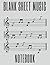 blank sheet music notebook for all: Wide Staff 12 Staves per Page Premium ... for young and adults musicians, and for school | Music Manuscript Paper ... | 120 Pages, 8.5x11, Soft Cover, Matte Finish
