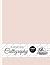 Slanted Calligraphy Paper 50 Sheets 8.5"x 11", Blank Calligraphy Practice Sheets - White Pearl Color Cover