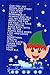 Dark Blue Elf Journal: Fun Educational Memory Keepsake for Magical Kid's Christmas Advent Gift