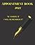 APPOINTMENT BOOK 2022: APPOINTMENT PLANNER 2022 HOURLY DAILY WEEKLY AND MONTHLY