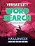 Versatility Word Search Puzzle Books: Halloween Large-Print 100 Easy to Hard Challenge for Adults and Senior