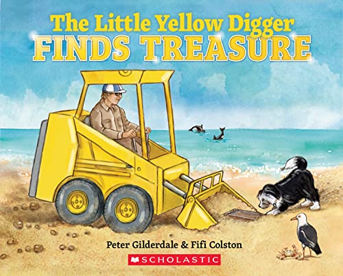The Little Yellow Digger Finds Treasure (Paperback)