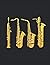 Saxophones Family Notebook:...