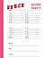 Bunco Score Sheets by Funny Cloud