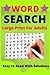 Word Search Large Print For Adults | Easy To Read With Solutions by Neil Dougherty