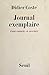 Journal exemplaire d'une en...