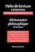 Fiche de lecture "L'ESSENTI...