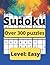 Sudoku: Level-Easy: 300+ Pu...
