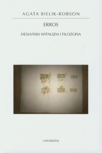 Erros Mesjanski witalizm i filozofia (Paperback)