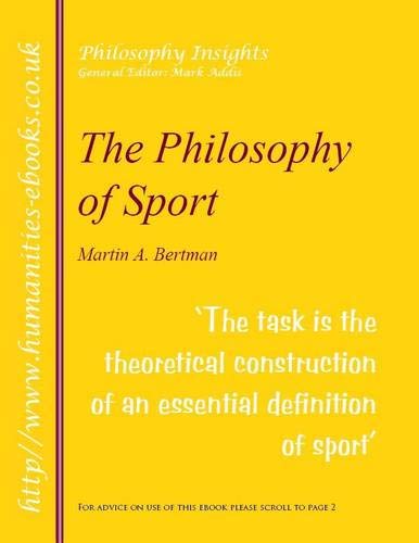 Philosophy of Sport, The (Hardcover)