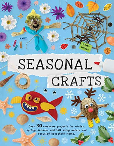 Seasonal Crafts: Over 30 Awesome Projects for Winter, Spring, Summer, and Fall Using Nature and Recycled Household Items (Paperback)