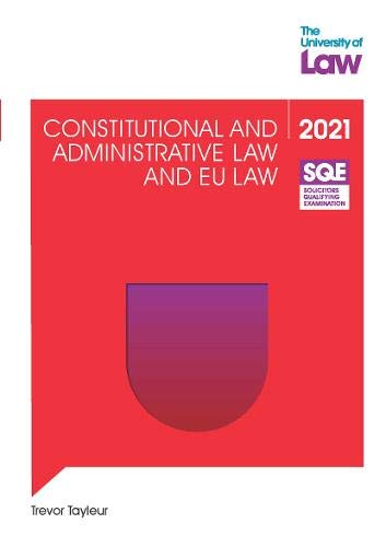 SQE - Constitutional and Administrative Law and EU Law (SQE1)
