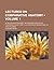 Lectures on Comparative Ana...