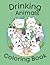 Drinking Animals Coloring B...