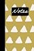 Yellow Triangle Notebook: 6...