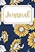 Blue Sunflower Floral Journal