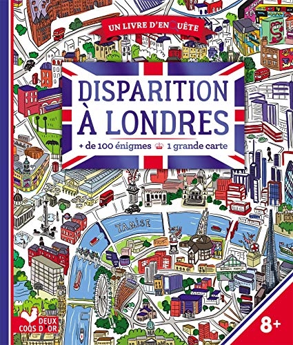 Disparition à Londres - livre avec carte (French Edition)