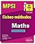 Mathématiques MPSI - Fiches...
