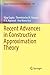 Recent Advances in Constructive Approximation Theory (Springer Optimization and Its Applications, 138)