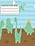 Composition Book: Dinosaur Composition Notebook 7.44" x 9.69" College Ruled 200 Pages