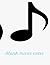 Blank Music note sheets