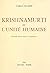 Krishnamurti et l'unité hum...