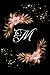 Letter M Monogram Notebook:...
