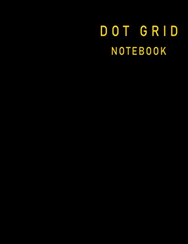 Dot Grid Notebook: Black Elegant Cover Dotted Notebook | Dotted Journal | 90 GSM Thick Dotted Paper | Minimalist Planner | Bullet Journaling | Sketching | Jotting Down Thoughts | Writing Down Notes (Paperback)
