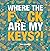 Where the F*ck Are My Keys?...