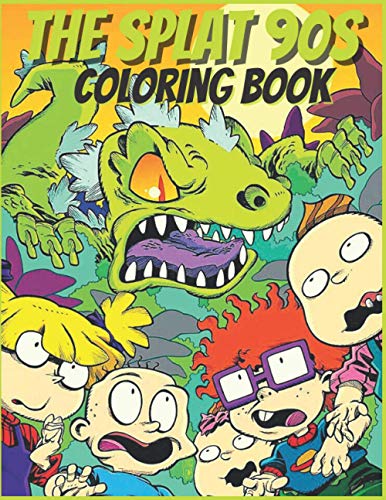 The Splat 90s: Coloring Book for Kids and Adults with Fun, Easy, and Relaxing (Coloring Books for Adults and Kids 2-4 4-8 8-12+) High-quality images