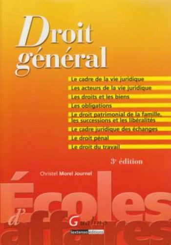 Droit général (Paperback)
