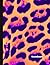 Composition Notebook: Neon leopard Print 8.5” x 11” in College Ruled Lined - US Letter Size