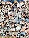 Composition Notebook: Nativity by Edward Burne Jones - Wide Ruled 120 Pages