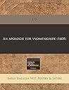 An apologie for vvomenkinde (1605)