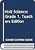 Holt Science; Grade 1, Teac...
