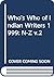 Who's Who of Indian Writers, 1999 by K. C. Dutt