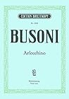 Busoni: Arlecchino, BV 270, Op. 50 (Vocal Score)