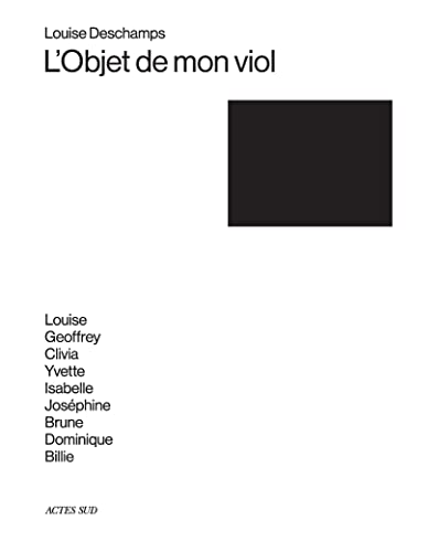 L'objet de mon viol (Hardcover)