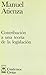 Contribución a una Teoría de la Legislación by Manuel Atienza Rodríguez