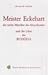 Meister Eckehart by Hellmuth Hecker