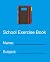 School Exercise Book: baby blue exercise book, half ruled line paper, children's cheap exercise books, 40 pages notebook, 7.5"x9.25"