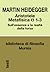 Aristotele Metafisica Θ 1-3: Sull’essenza e la realtà della forza (Biblioteca di filosofia - Testi) (Italian Edition)