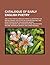 Catalogue of Early English ...