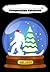 Composition Notebook: Bigfoot Santa Snow Globe Christmas, Journal 6 x 9, 100 Page Blank Lined Paperback Journal/Notebook