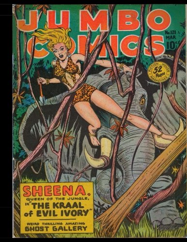 Jumbo Comics #121: Golden Age Jungle Comic 1949 - Featuring Sheena, Queen of the Jungle (Paperback)
