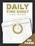 Daily Time Sheet Log Book: ...