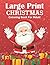 Large Print Christmas Color...
