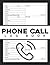 Phone Call Log Book: Phone ...